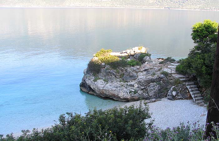 One of the small beaches